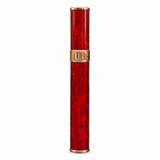 Portable Metal Cigar Tube Case for Travel Red-Wood Color