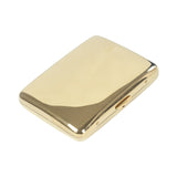 Premium gold metal cigarette case holder for 16 standard cigarettes