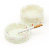 Silicone Luminous Ashtray Cool Ash Tray Minimalist White