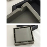 Square Silicone Ashtray for Cigarettes Cigars