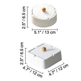 Textured Sandstone Ashtray with Lid cool cute ash tray covered lidded