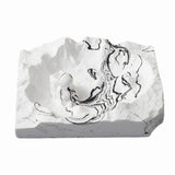 astronaut ashtray cement outdoor ash tray cute cool square heavy modern white gray blue nasa