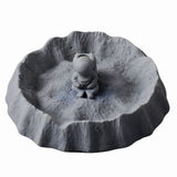 astronaut ashtray cement outdoor ash tray cute cool square heavy modern white gray blue nasa