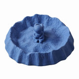 astronaut ashtray cement outdoor ash tray cute cool square heavy modern white gray blue nasa