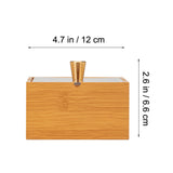 Wooden Ashtray with Lid and Glass Removable Tray Beech Walnut Covered Lidded Windproof Smokeless Ash Tray