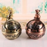 Animal Ashtray with Lid Vintage Outdoor Ash Tray Chinese Zodiac