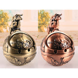 Animal Ashtray with Lid Vintage Outdoor Ash Tray Chinese Zodiac