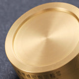 Ashtray of Blessings Brass Cute Covered Ash Tray Windproof Smokeless Lidded Gold