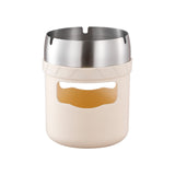 Ashtray Tabletop Mini Bin Polypropylene Stainless Steel Metal Cute Cool Creative Portable Ash Tray