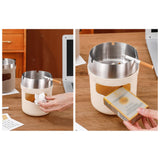 Ashtray Tabletop Mini Bin Polypropylene Stainless Steel Metal Cute Cool Creative Portable Ash Tray