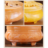 Ashtray with Lid cum Incense Burner metal removable ash tray vintage retro