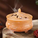 Ashtray with Lid cum Incense Burner metal removable ash tray vintage retro