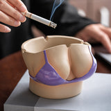 Cute Torso Ashtray Resin Cigarette Holder Decor Cool Ash Tray