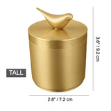 brass ashtray with lid for outdoor patio porch gold cute cool ash tray smokeless lidded covered windproof