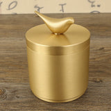 brass ashtray with lid for outdoor patio porch gold cute cool ash tray smokeless lidded covered windproof