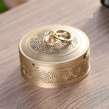smokeless ashtray outdoor ash tray vintage copper cool Cute Lidded Covered