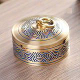 smokeless ashtray outdoor ash tray vintage copper cool Cute Lidded Covered