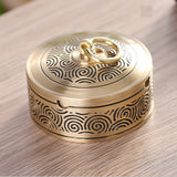 smokeless ashtray outdoor ash tray vintage copper cool Cute Lidded Covered