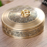 smokeless ashtray outdoor ash tray vintage copper cool Cute Lidded Covered