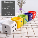 Cool Cute Colorful Dice Ashtray Minimalist Ceramic Ash Tray