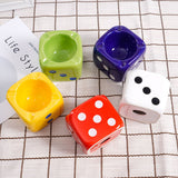 Cool Cute Colorful Dice Ashtray Minimalist Ceramic Ash Tray