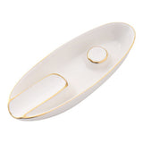 Cool Cigar Ashtray Ceramic White Minimalist