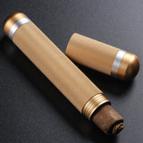 Travel-Ready Cigar Tube Titanium Alloy