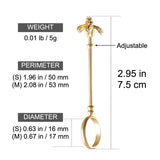 cigarette holder ring hands free metal bee finger