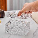 Classy Glass Ashtray with Storage Ash Tray Cigarette Cigar
