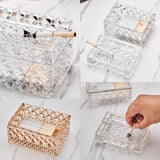 Classy Glass Ashtray with Storage Ash Tray Cigarette Cigar