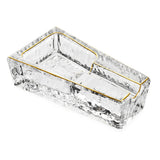Cool Cigar Ashtray Glass Ash Tray Minimalist Transparent Gold