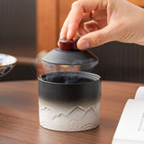 Cool Covered Ashtray Ceramic Small Lidded Smokeless Windproof Cute Ash Tray with Lid White