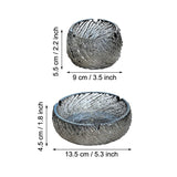 Cool Glass Ashtray Textured Surface Ash Tray Minimalist