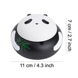Cool Panda Ashtray Ceramic Coarse Pottery Cute Covered Lidded Windproof Ash Tray