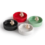 Cool Victory Ashtray Cute Ceramic Ash Tray Creative Unique Decorative Tray
