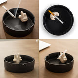 Cool Victory Ashtray Cute Ceramic Ash Tray Creative Unique Decorative Tray