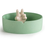 Cool Victory Ashtray Cute Ceramic Ash Tray Creative Unique Decorative Tray