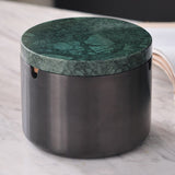 Covered Ashtray with Lid Stainless Steel Smokeless Ash Tray