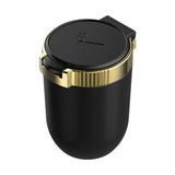 Covered Car Ashtray with LED Light metal stainless steel