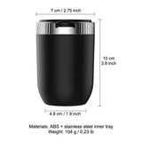 Covered Car Ashtray with LED Light metal stainless steel