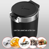 Covered Car Ashtray with LED Light metal stainless steel