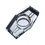 Crystal Glass Cigar Ashtray minimalist cool luxury ash tray heavy large