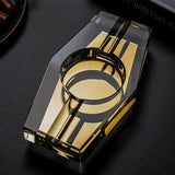 Crystal Glass Cigar Ashtray minimalist cool luxury ash tray heavy large