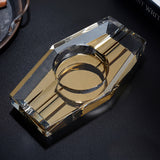 Crystal Glass Cigar Ashtray minimalist cool luxury ash tray heavy large