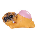 Cute Animal Ashtray with Lid Cool Resin Windproof Smokeless Lidded Covered Ash Tray Dog