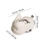 Cute Bunny Ashtray with Lid Ceramic Covered Lidded Smokeless Windproof Cool Ash Tray