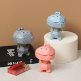 Cute Crocodile Ashtray with Lid Cool Resin Ash Tray Covered Lidded Windproof Animal Home Decor
