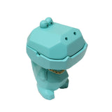 Cute Crocodile Ashtray with Lid Cool Resin Ash Tray Covered Lidded Windproof Animal Home Decor