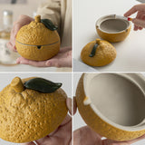 Cute Fruit Ashtray Orange Persimmon Ceramic Ash Tray