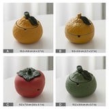 Cute Fruit Ashtray Orange Persimmon Ceramic Ash Tray